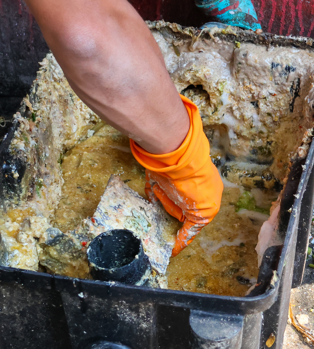 Grease and Debris Buildup